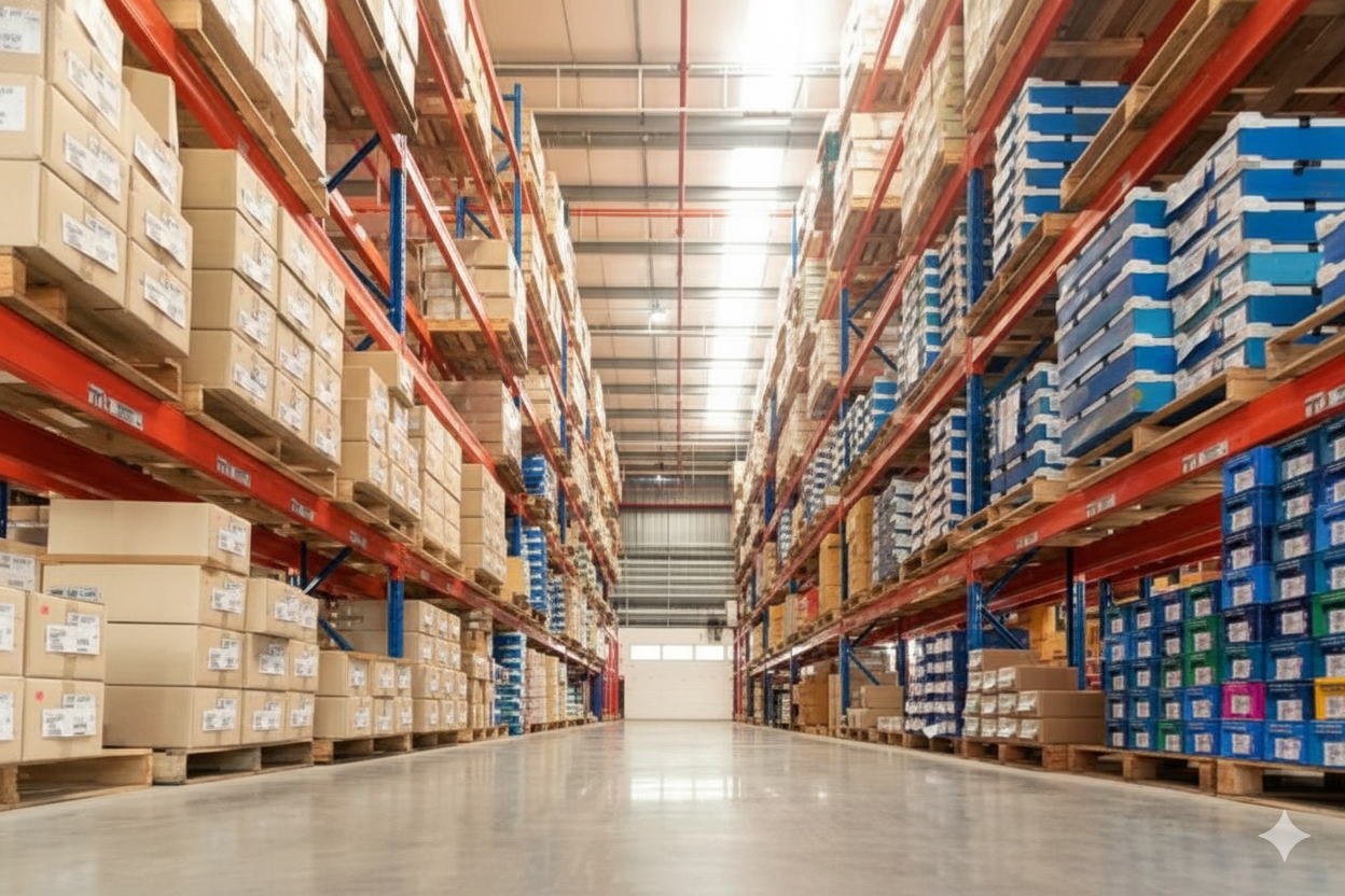 Interior de bodega de AAFLEX